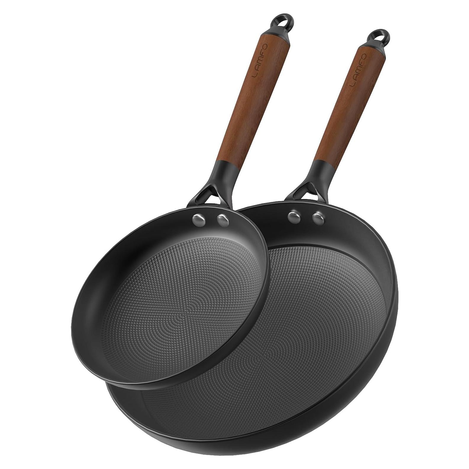 Set de Sartenes de Hierro Fundido Lamfo 20 y 30 cm Antiadherentes