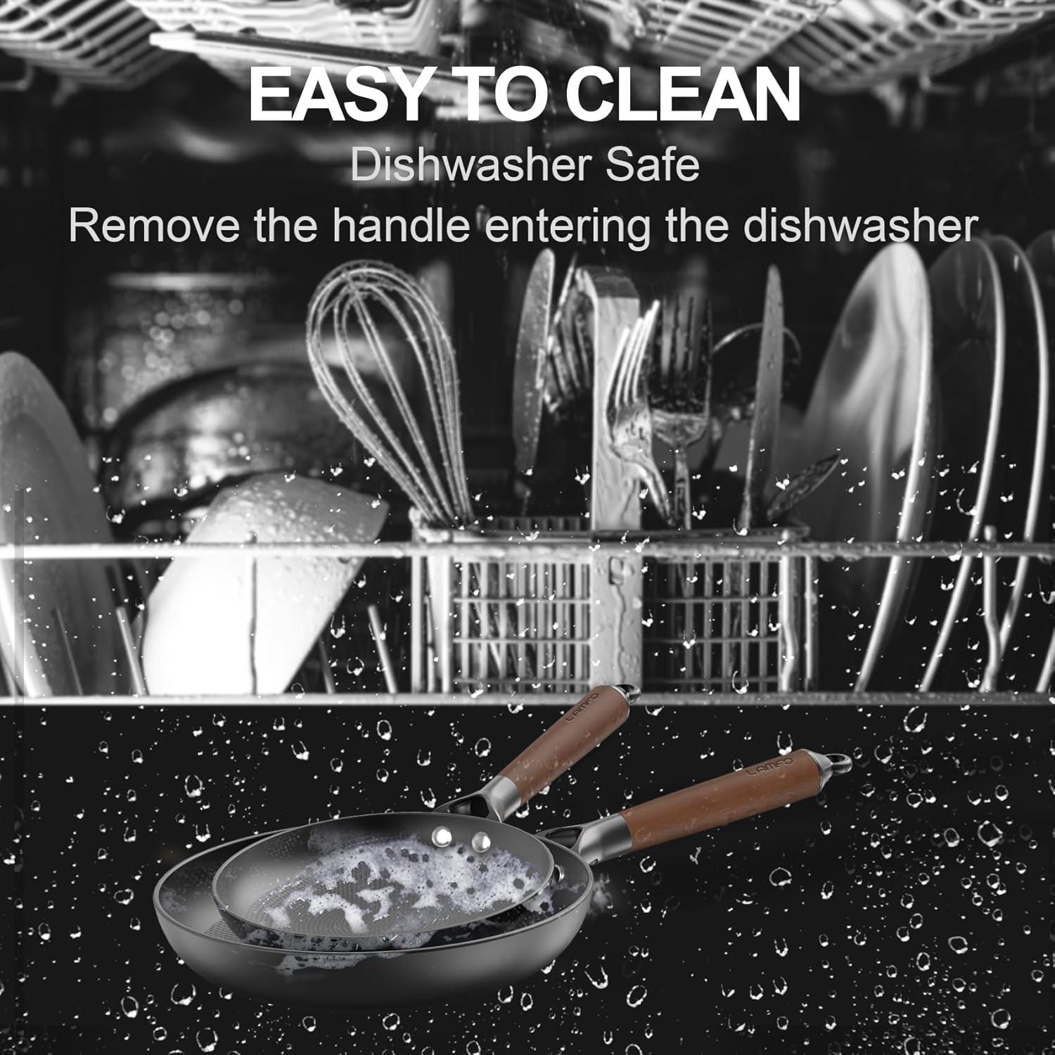 Set de Sartenes de Hierro Fundido Lamfo 20 y 30 cm Antiadherentes