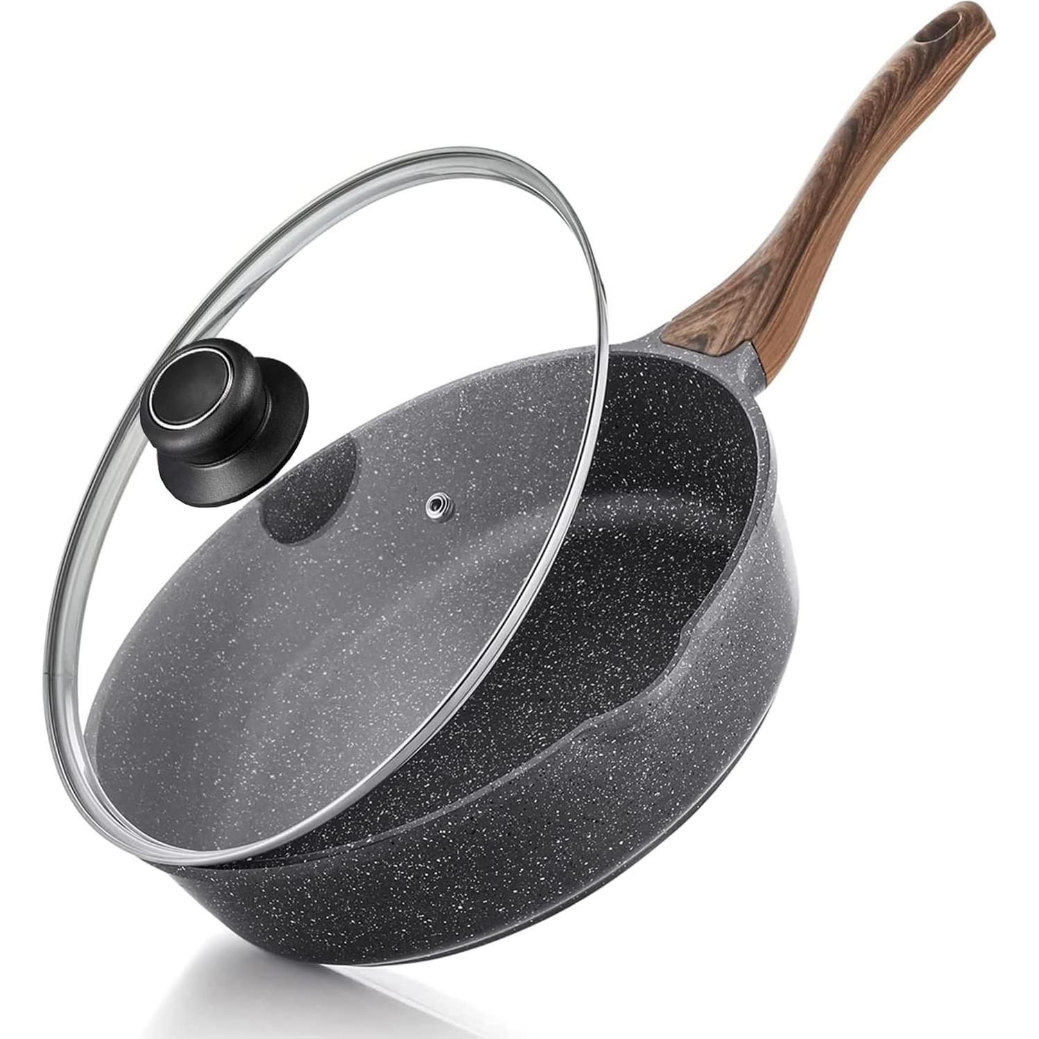 Tapa de sartén de 25.4 cm CORYTAO de vidrio templado