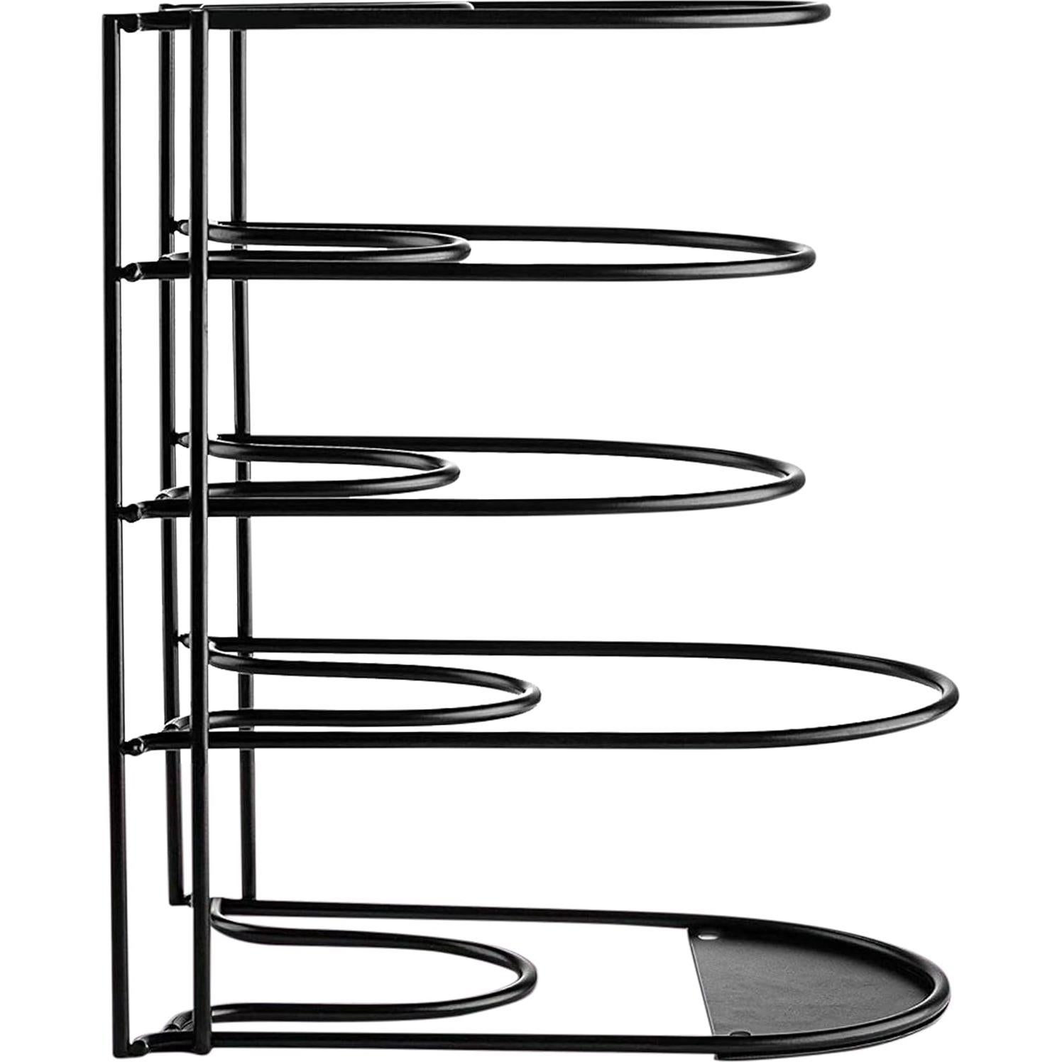 Organizador de Ollas y Sartenes Extreme Matters 5 Niveles Negro