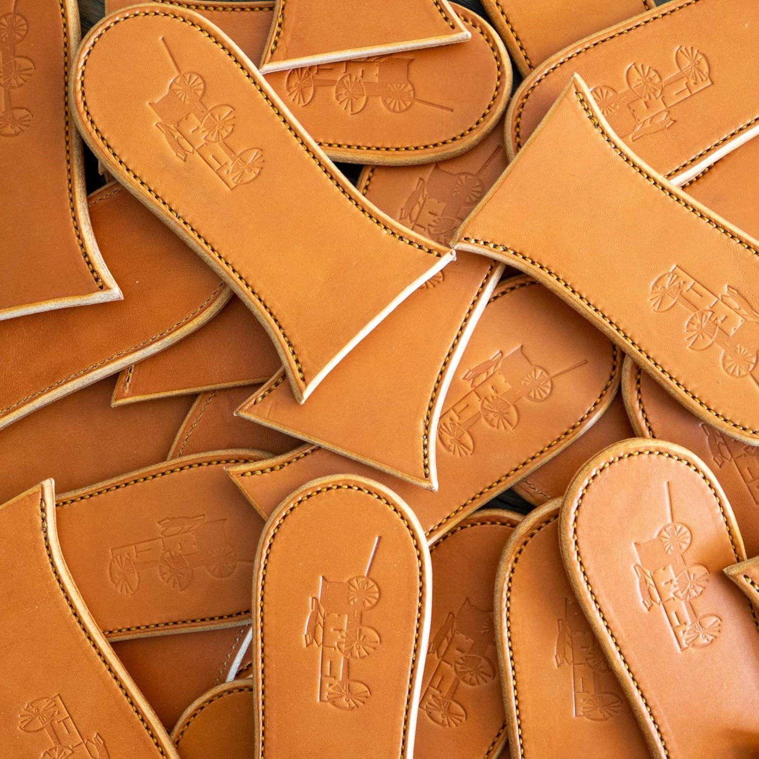 Cubierta de Mango de Hierro Fundido Lancaster - Cuero Resistente al Calor