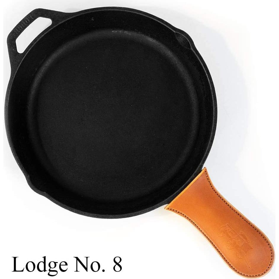 Cubierta de Mango de Hierro Fundido Lancaster - Cuero Resistente al Calor