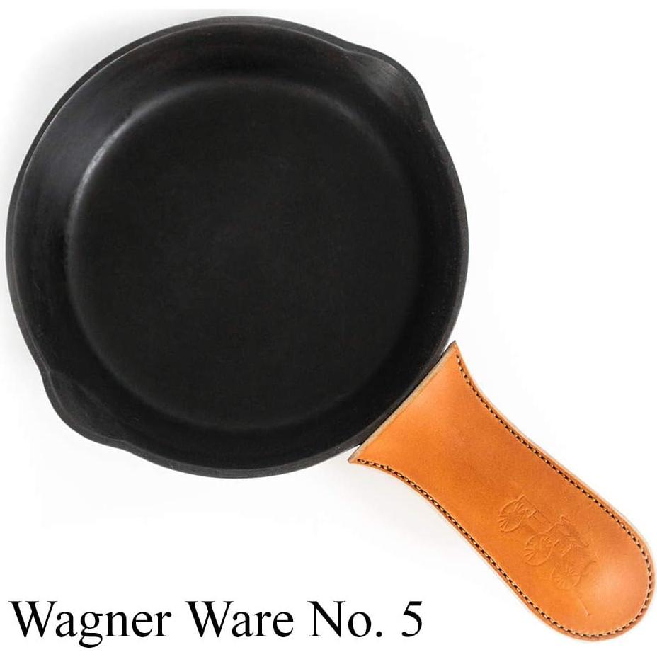 Cubierta de Mango de Hierro Fundido Lancaster - Cuero Resistente al Calor