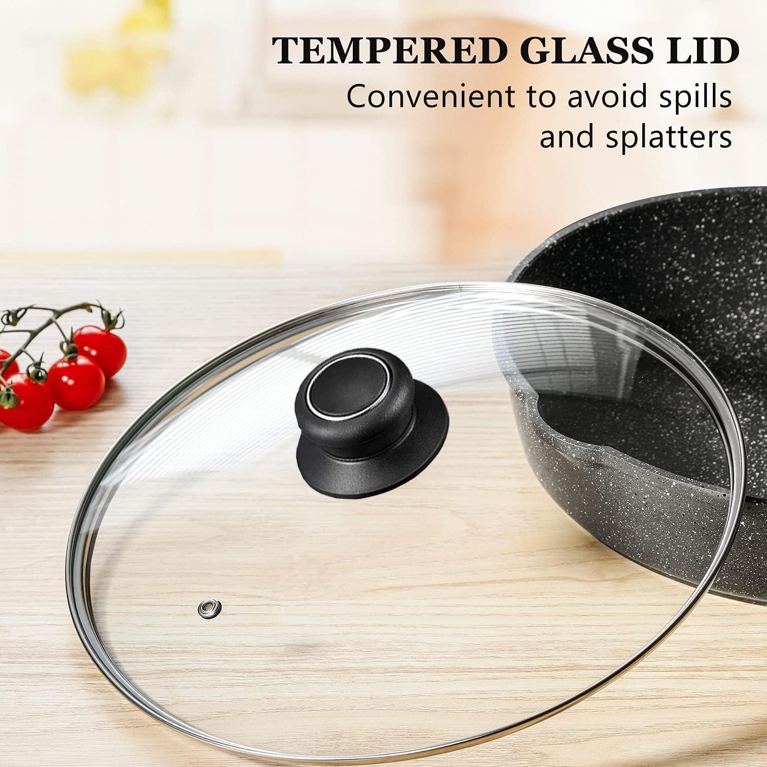 Tapa de vidrio templado CORYTAO 15" redonda transparente