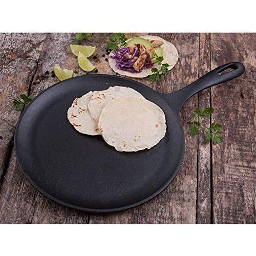 Sartén de Hierro Fundido Victoria 10.5" Precondimentada 2kg