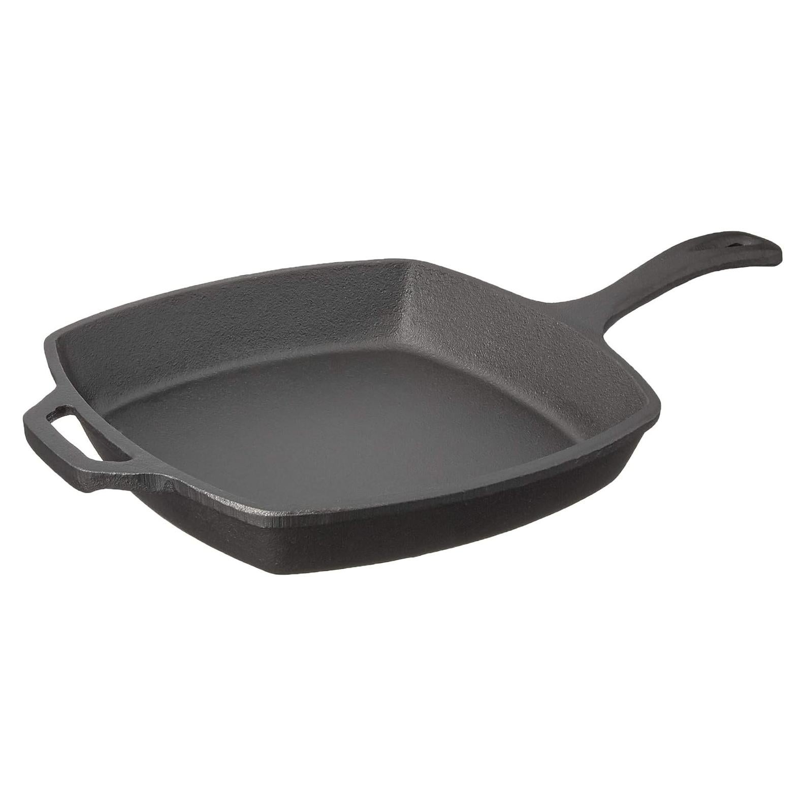 Sartén Cuadrada de Hierro Fundido Jim Beam 26.67 cm Pre Sazonada