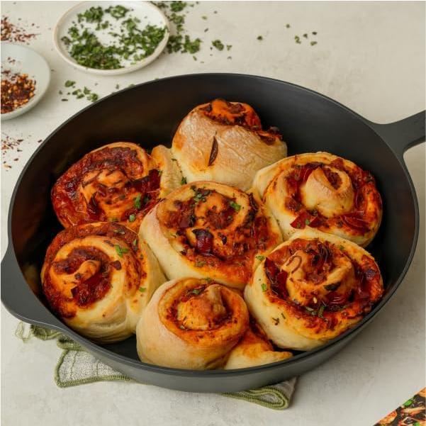 Sartén de Hierro Fundido COOKLIFE 30 cm Pre-Sazonada Ligera