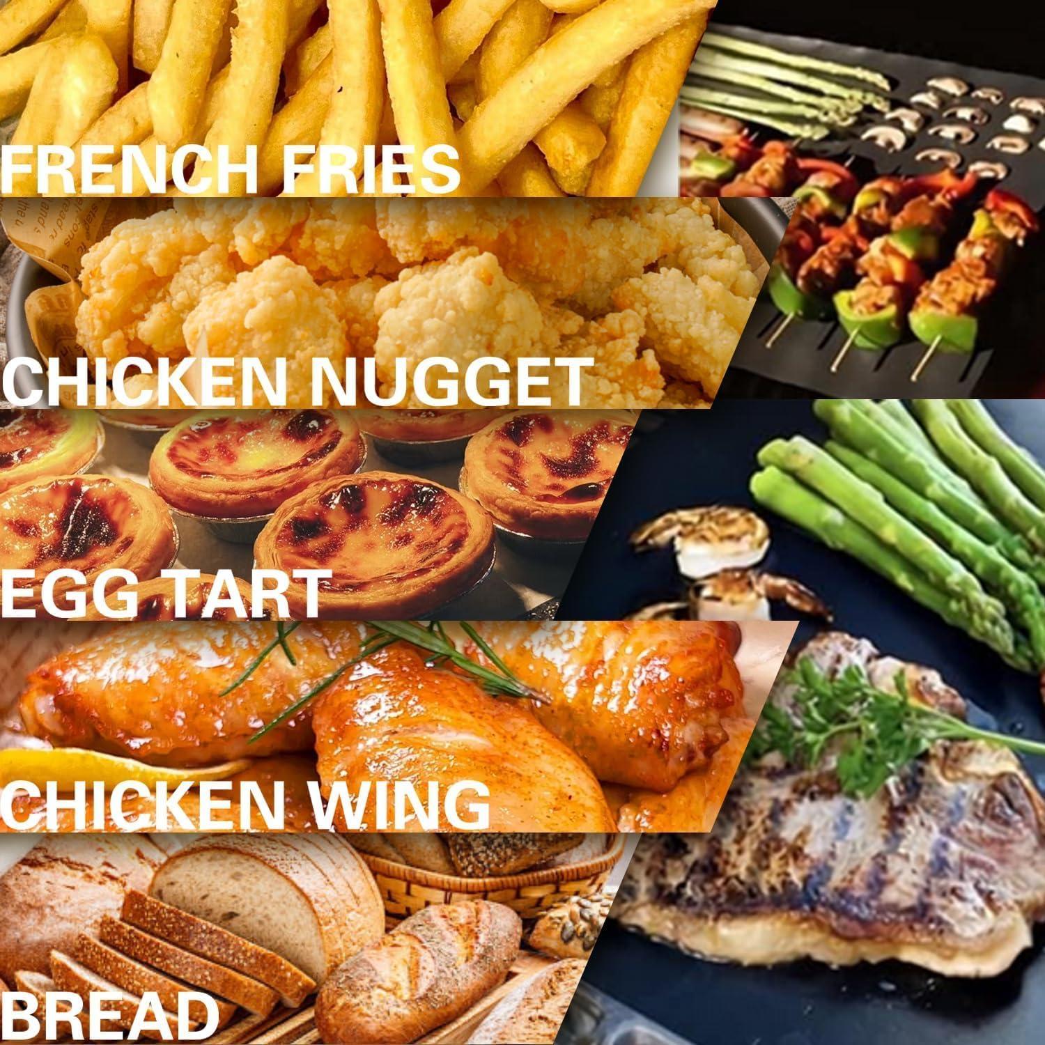 Forros para Freidora de Aire SIUDANGKA BOV900BSS 104 Piezas