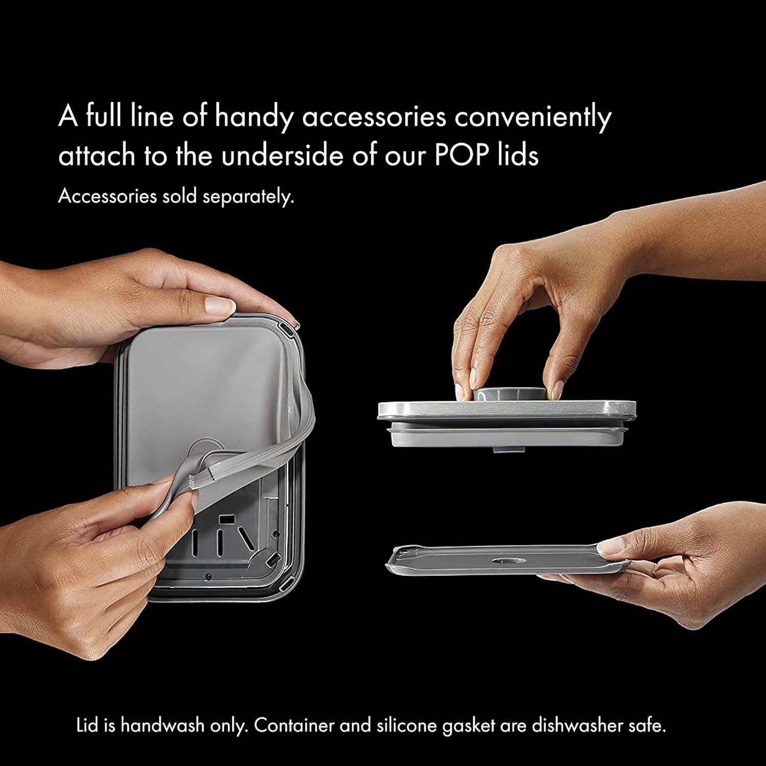 Conjunto de 12 Contenedores POP OXO SteeL Herméticos 0.19-4.17 L