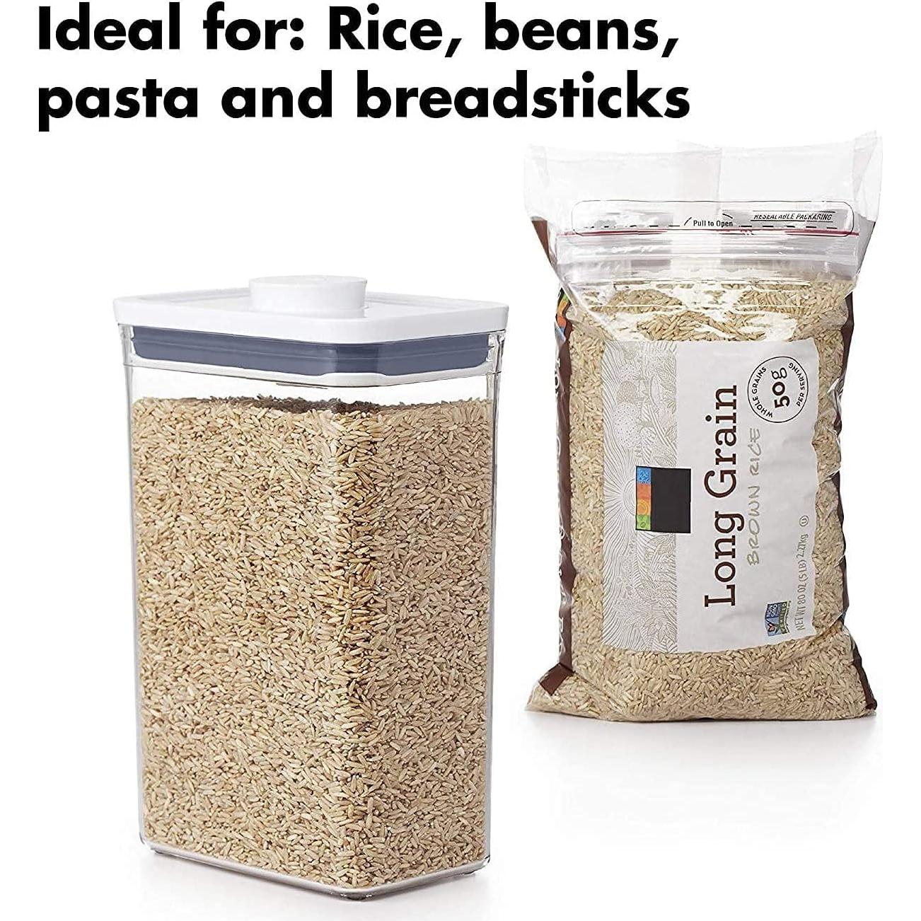 Contenedor Hermético OXO Good Grips 2.55L Rectangular - Juego de 4