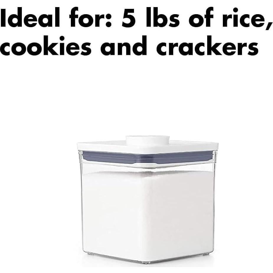 Contenedor POP OXO Good Grips 0.4 L Cuadrado Hermético - Juego de 4