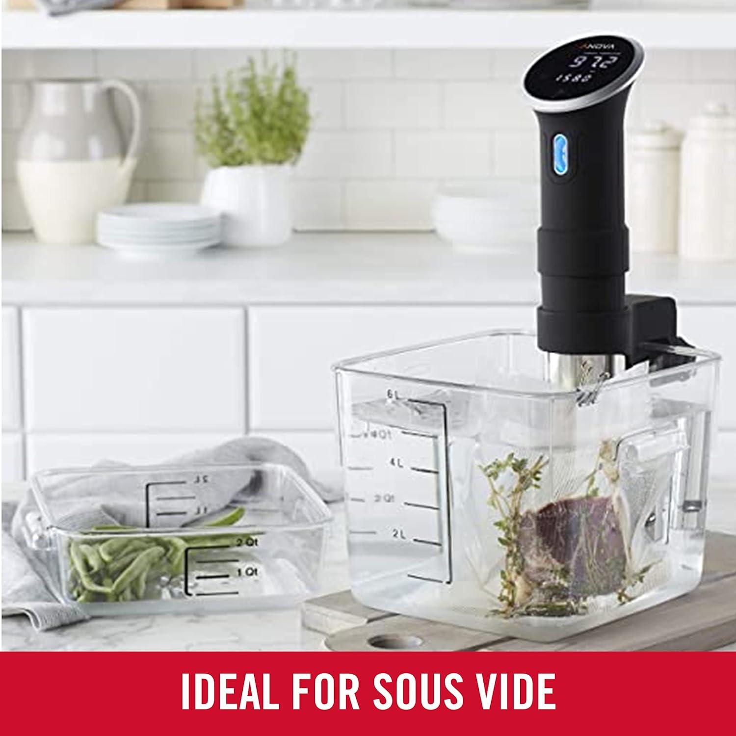 Contenedor de Almacenamiento Rubbermaid 12L Cuadrado Ahorro Espacio