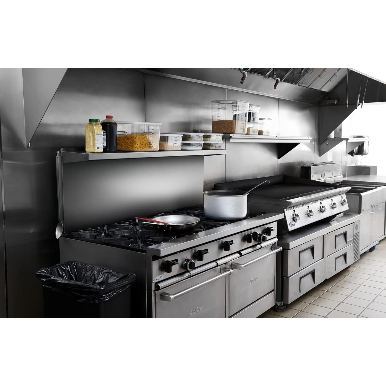 Contenedor de Almacenamiento Rubbermaid 12L Cuadrado Ahorro Espacio