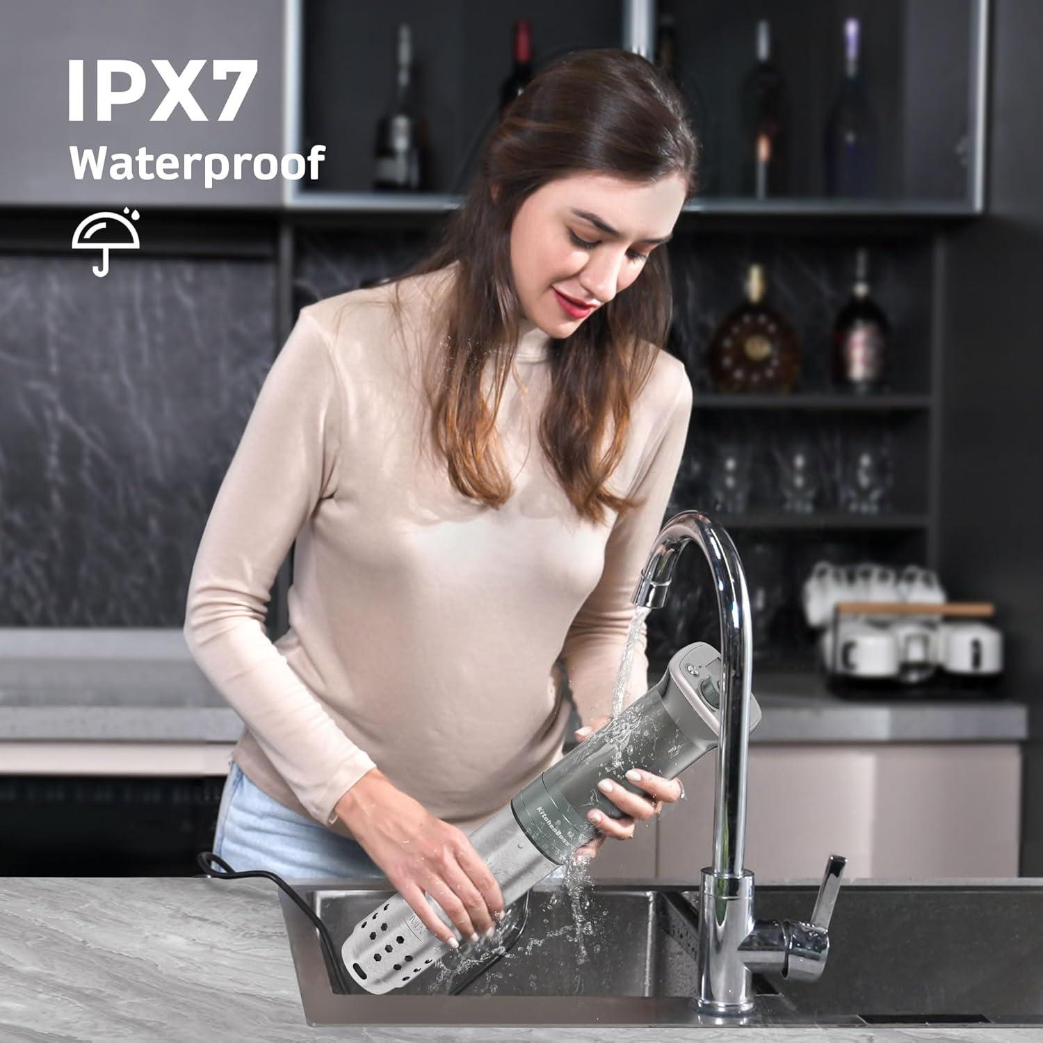 Cocinero Sous Vide KitchenBoss G320PS WiFi 1100W Acero Inoxidable