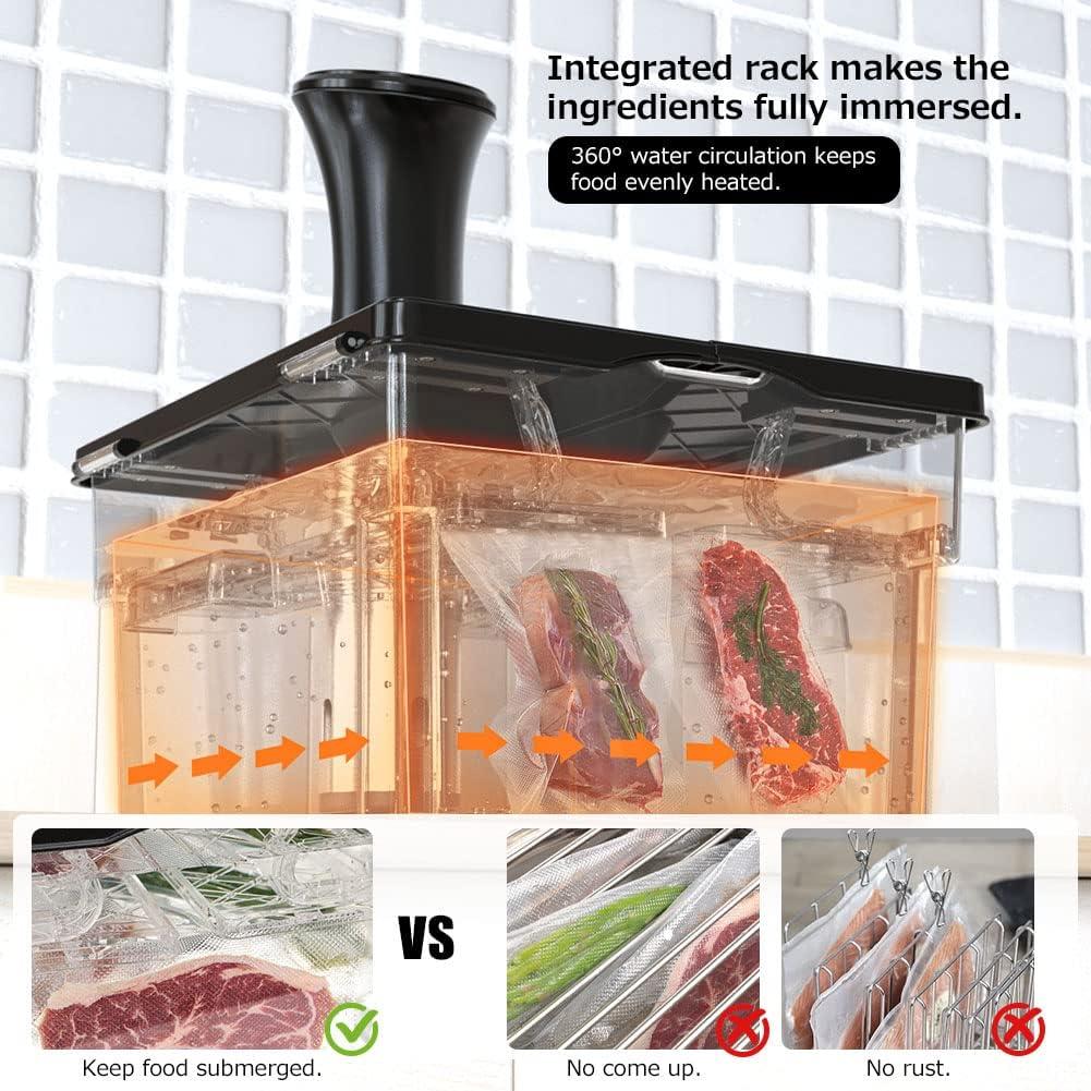 Contenedor Sous Vide Vpcok 11.65L con Tapa Doble Puerta