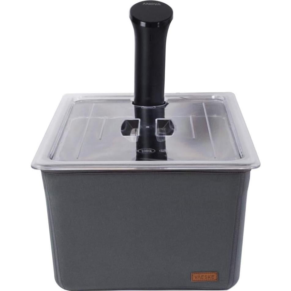 Contenedor Sous Vide 26 QT Väeske con Tapa y Manga Aislante