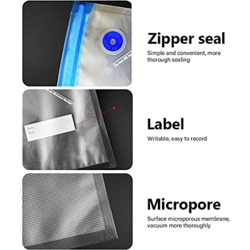 Bolsas Sous Vide Reutilizables Fochai 10PCS 24x13cm Sin BPA