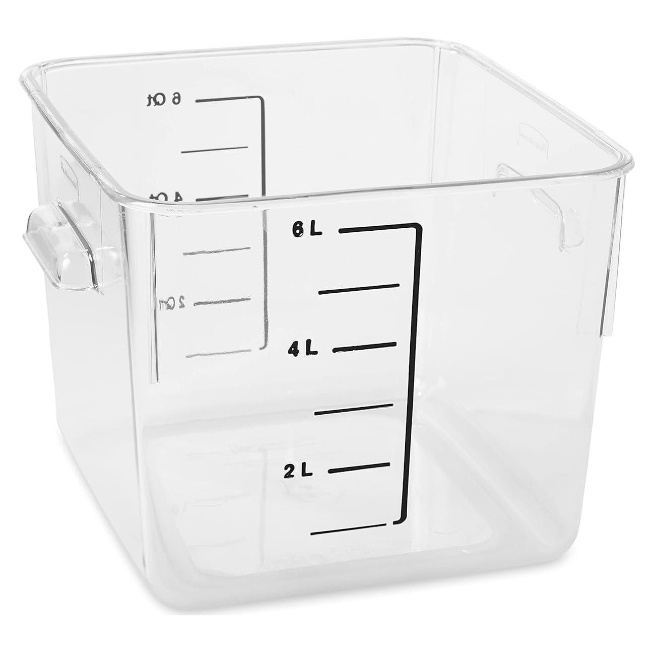 Contenedor Cuadrado Rubbermaid 11.4L para Alimentos - Ahorro Espacio