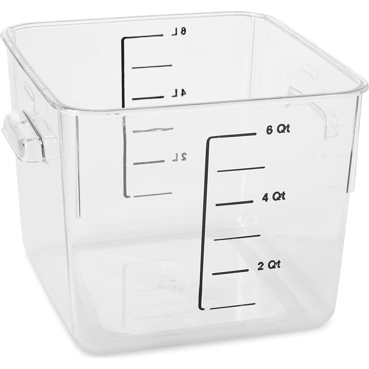 Contenedor Cuadrado Rubbermaid 11.4L para Alimentos - Ahorro Espacio