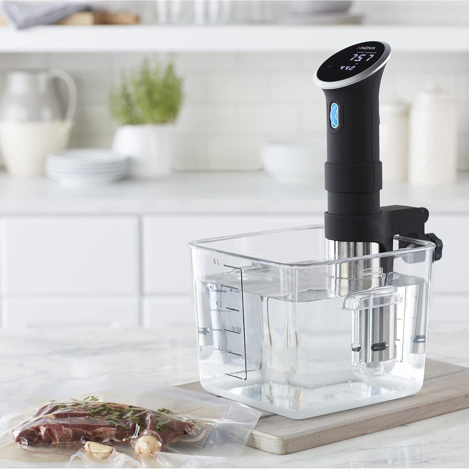 Contenedor Cuadrado Rubbermaid 11.4L para Alimentos - Ahorro Espacio