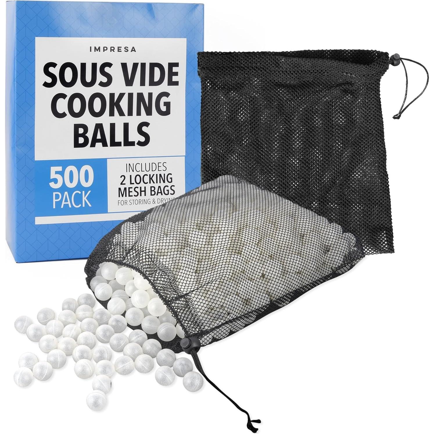 Bolas Sous Vide IMPRESA 500 - Aislantes para Cocción Eficiente