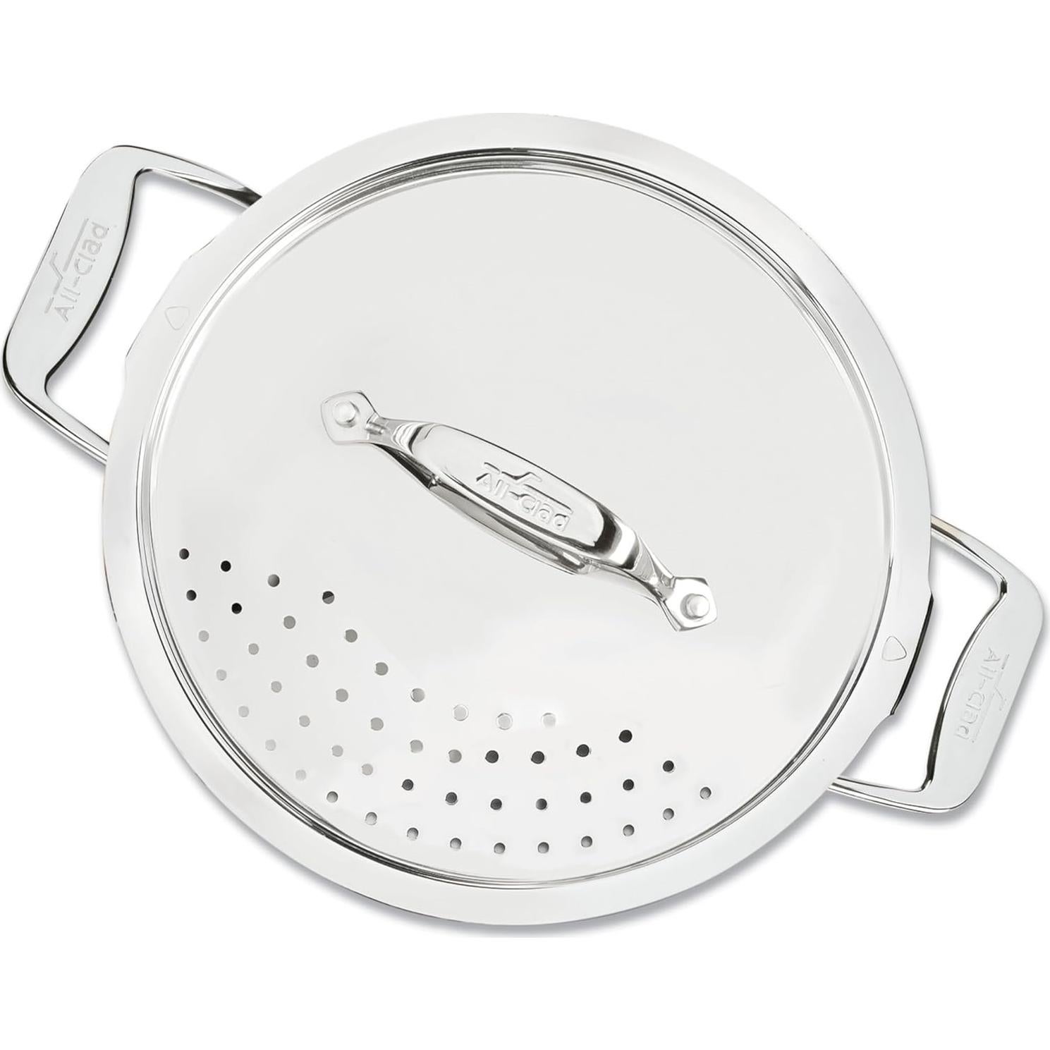 Multipot de Acero Inoxidable All-Clad 6 Litros con Tapa Coladora