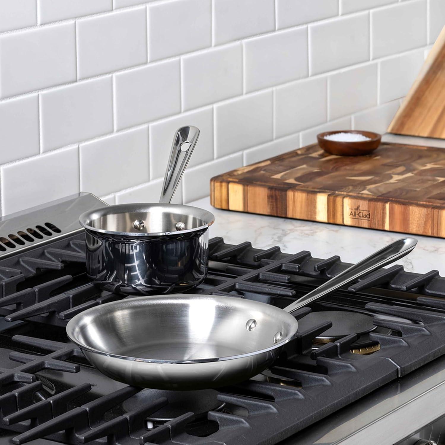 Sartén de Cocina All-Clad 20.32 cm Acero Inoxidable 1.47 kg