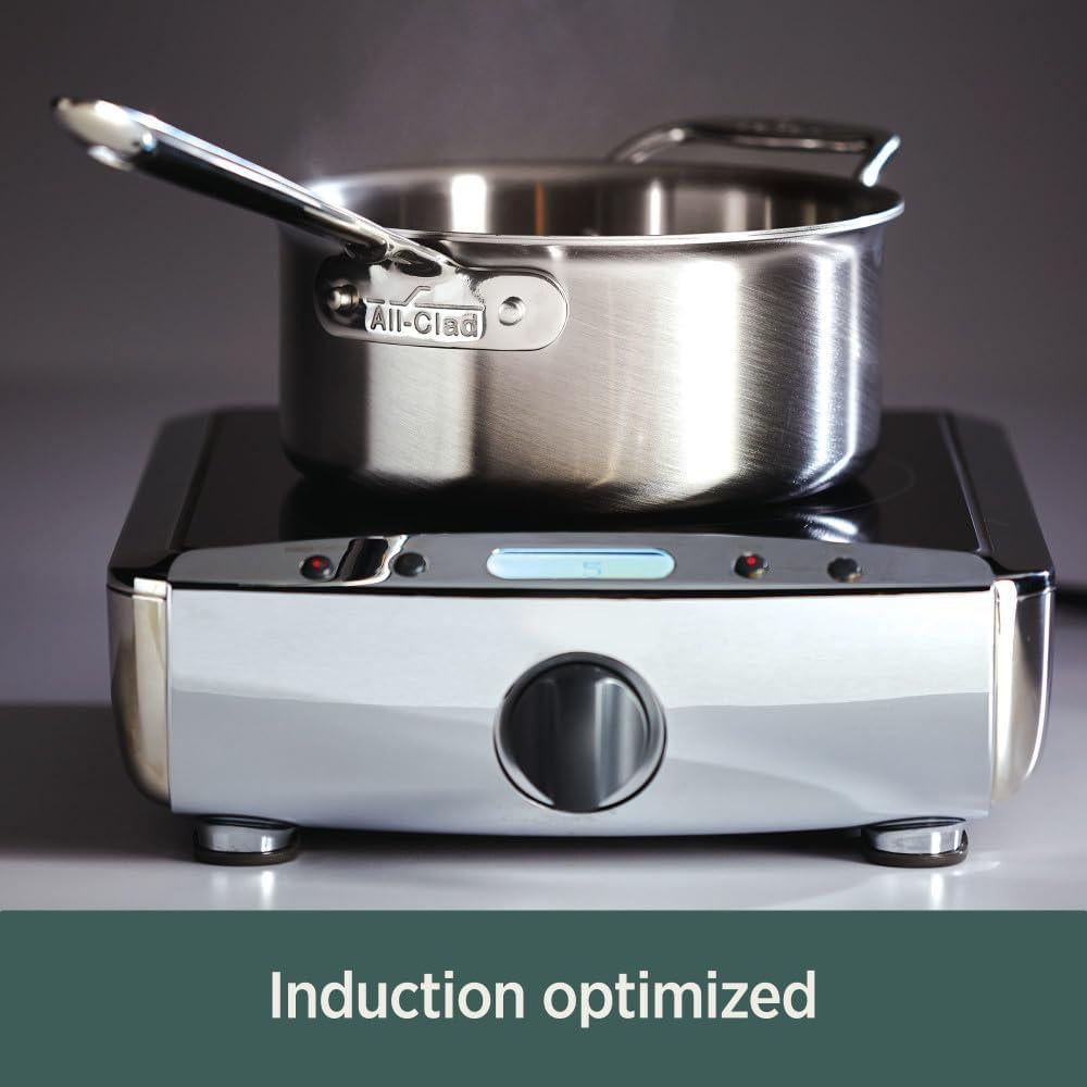 Cacerola All-Clad D5 Acero Inoxidable 3.02L Apta Horno 600F