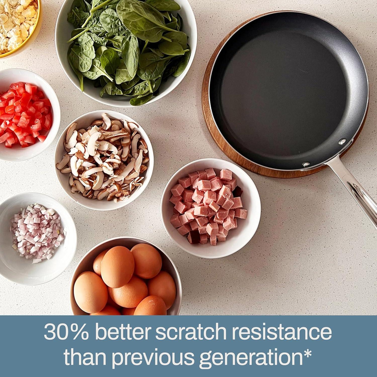 Sartén Antiadherente All-Clad D3 de Acero Inoxidable 23 cm