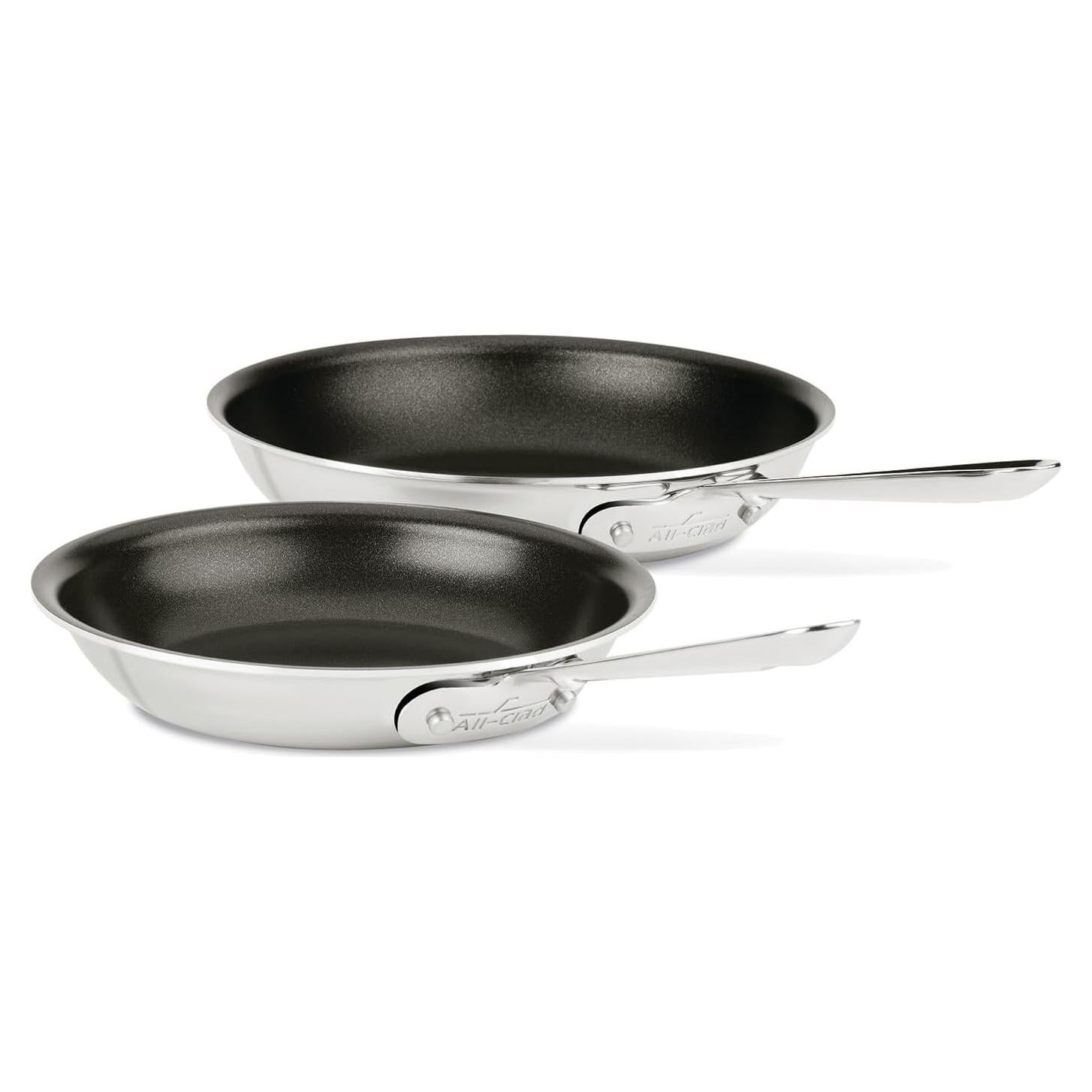 Juego de Sartenes Antiadherentes All-Clad 2 Piezas 20.3 y 25.4 cm