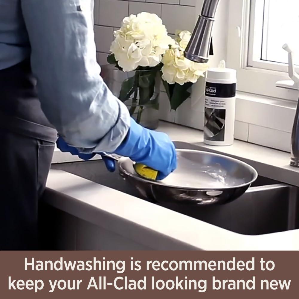 Cacerola All-Clad 3 Cuartos Acero Inoxidable Cobre Inducción