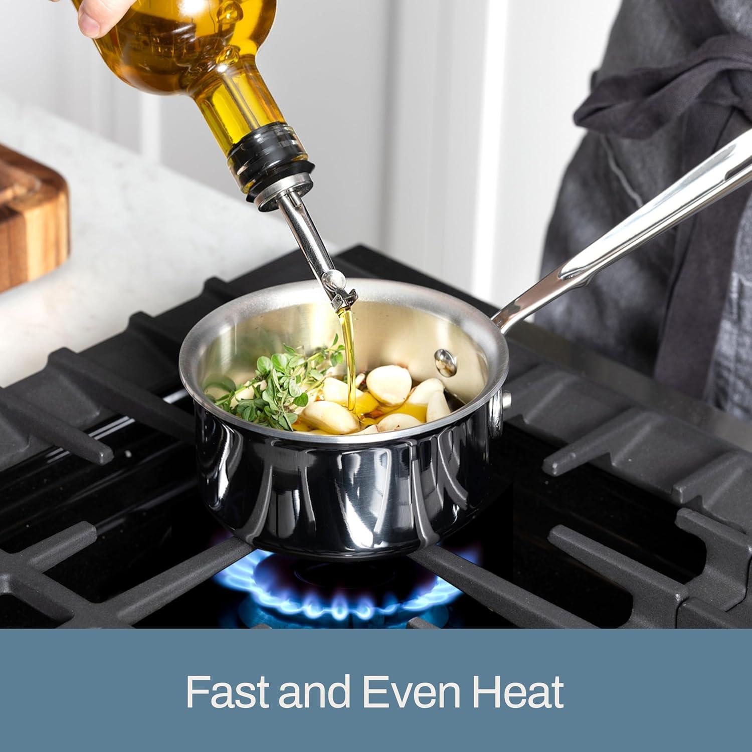 Calentador de Mantequilla All-Clad D3 Acero Inoxidable 0.5L