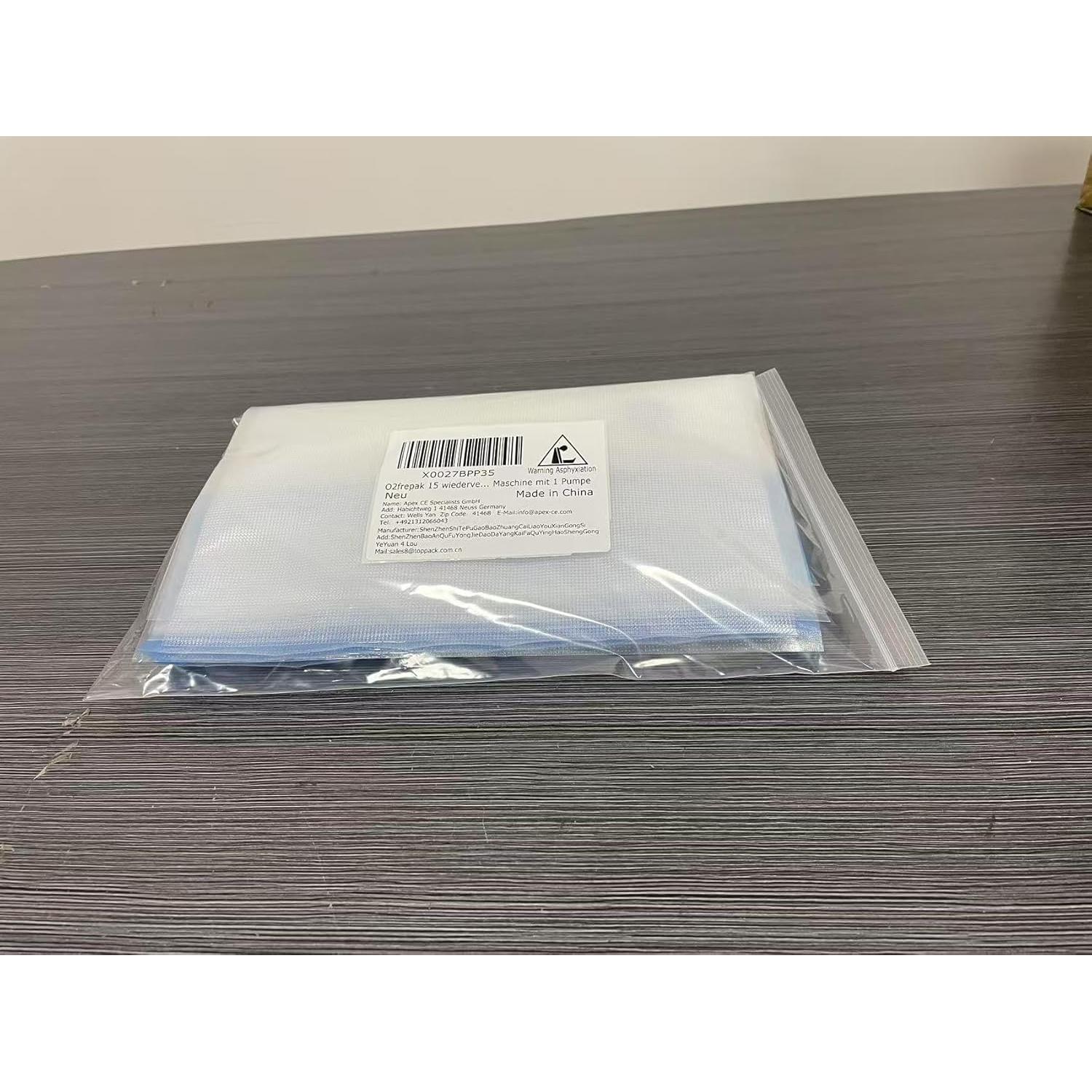 Bolsas Sous Vide Reutilizables O2frepak 15 Piezas con Bomba