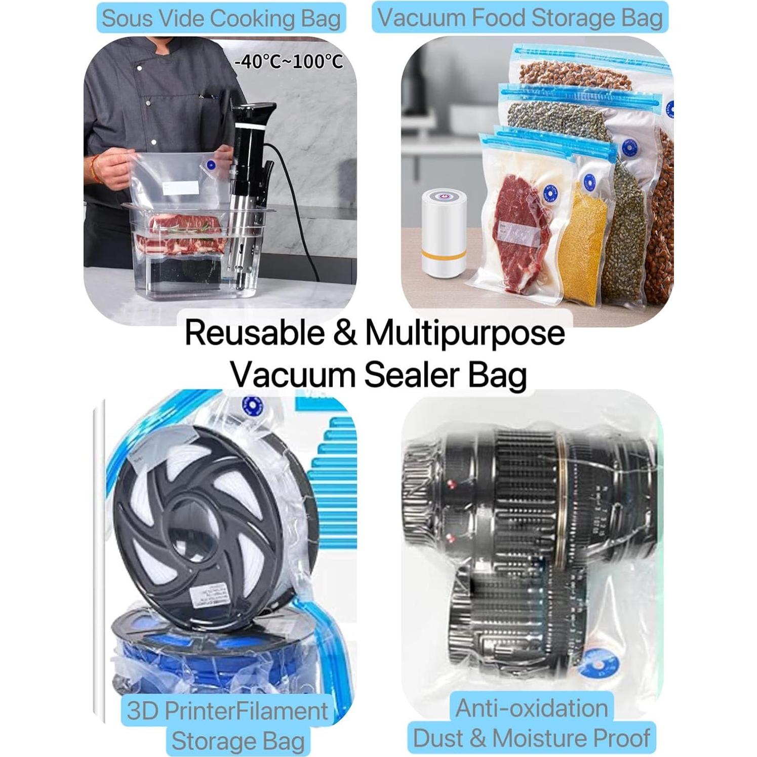 Bolsas Sous Vide Reutilizables HOMYLAND 25pcs 150g