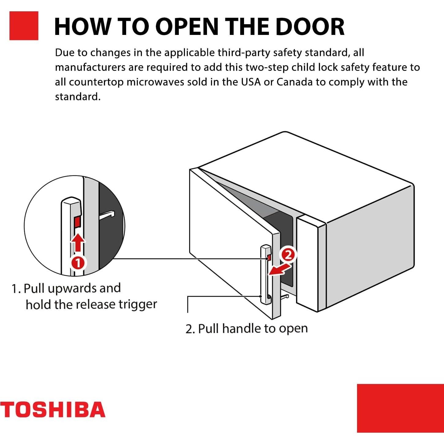 Horno Microondas TOSHIBA 8 en 1 Convección 1000W 31.5cm