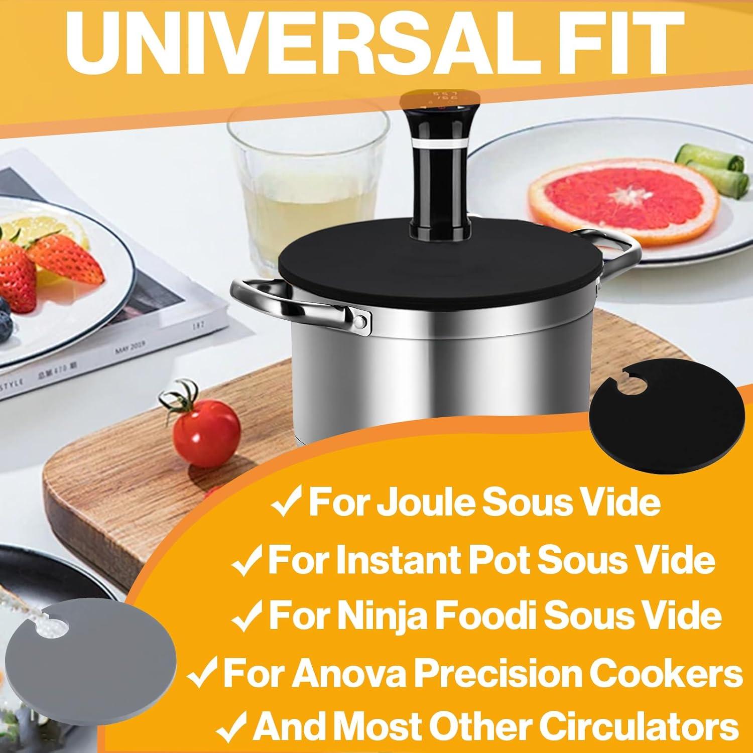 Tapa Sous Vide Foycow 2 Pcs Silicona 8.1 cm Redonda