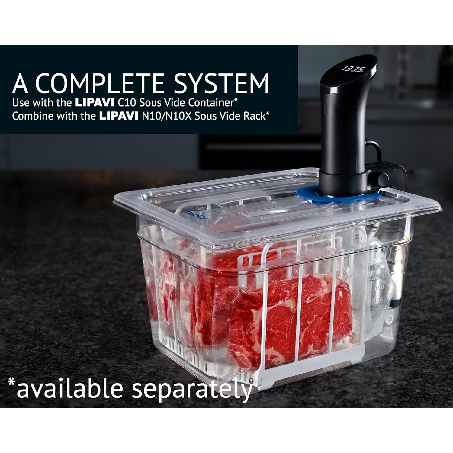 Tapa Universal Sous Vide LIPAVI C10 - Compatible Anova y Joule