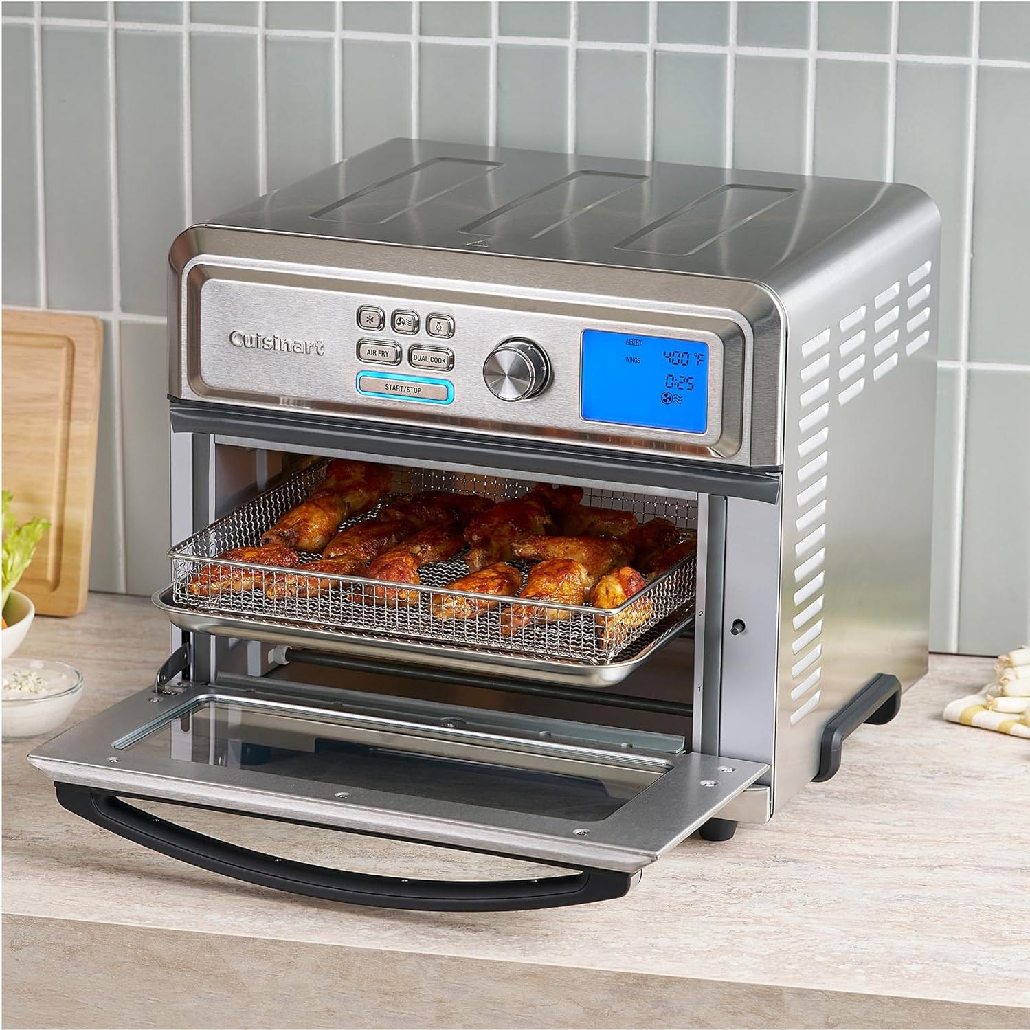 Horno Tostador Cuisinart TOA-65 con Freidora de Aire 1800W