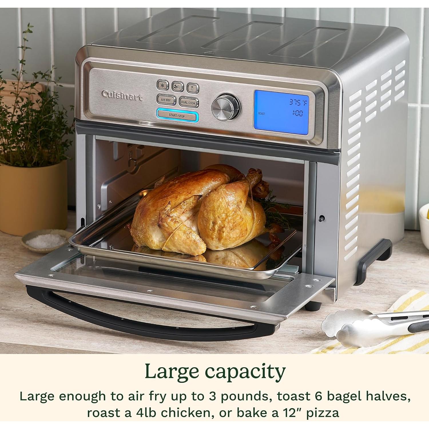 Horno Tostador Cuisinart TOA-65 con Freidora de Aire 1800W