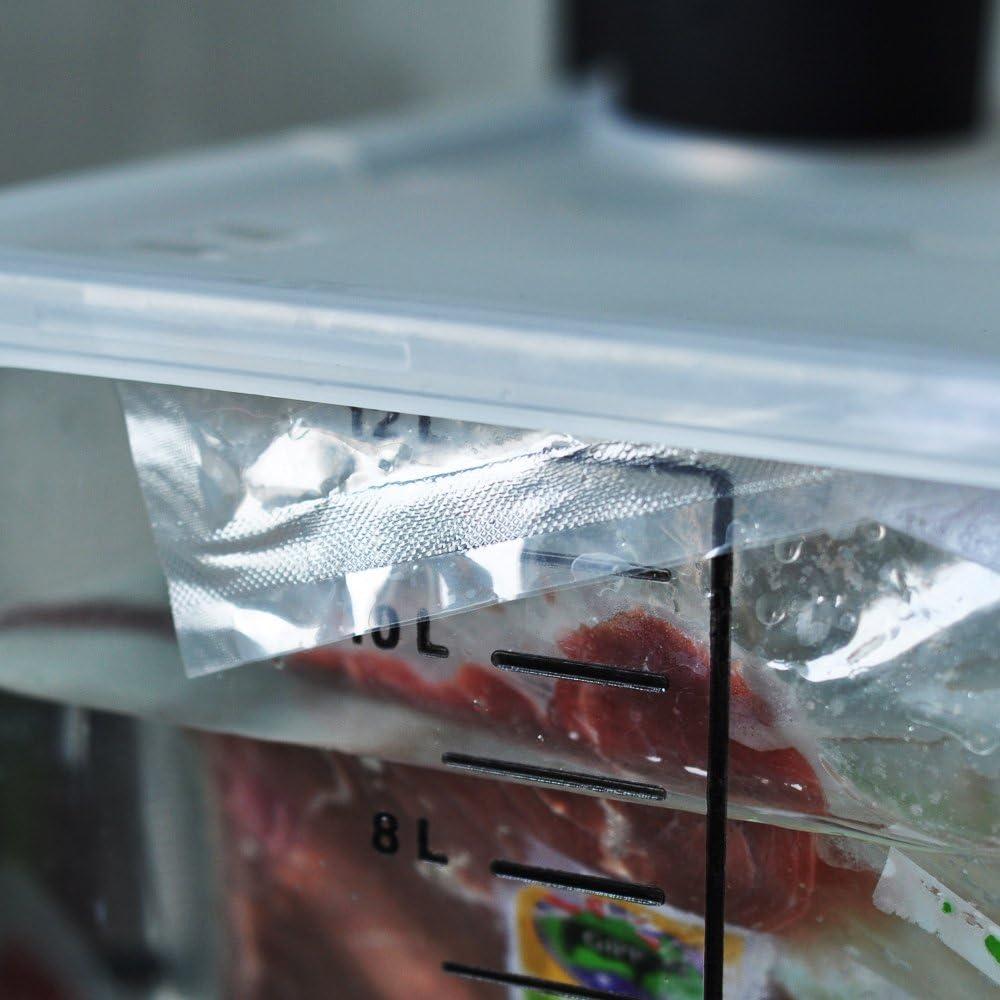 Contenedor Sous Vide 12 Cuartos EVERIE con Tapa Plegable