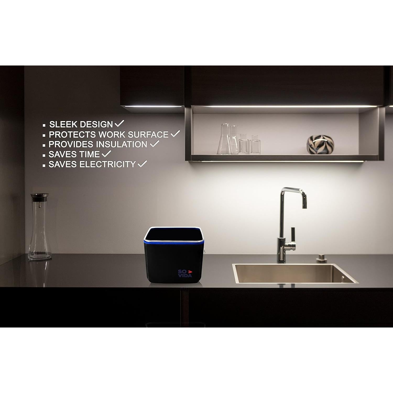 Manga Sous Vide SO-VIDA para Cambro 12 Cuartos - Aislamiento Neopreno