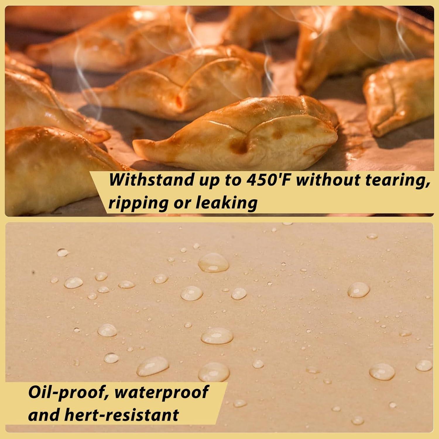 Hojas de Papel Pergamino Zonyee 9x13" Antiadherentes 100 Unidades