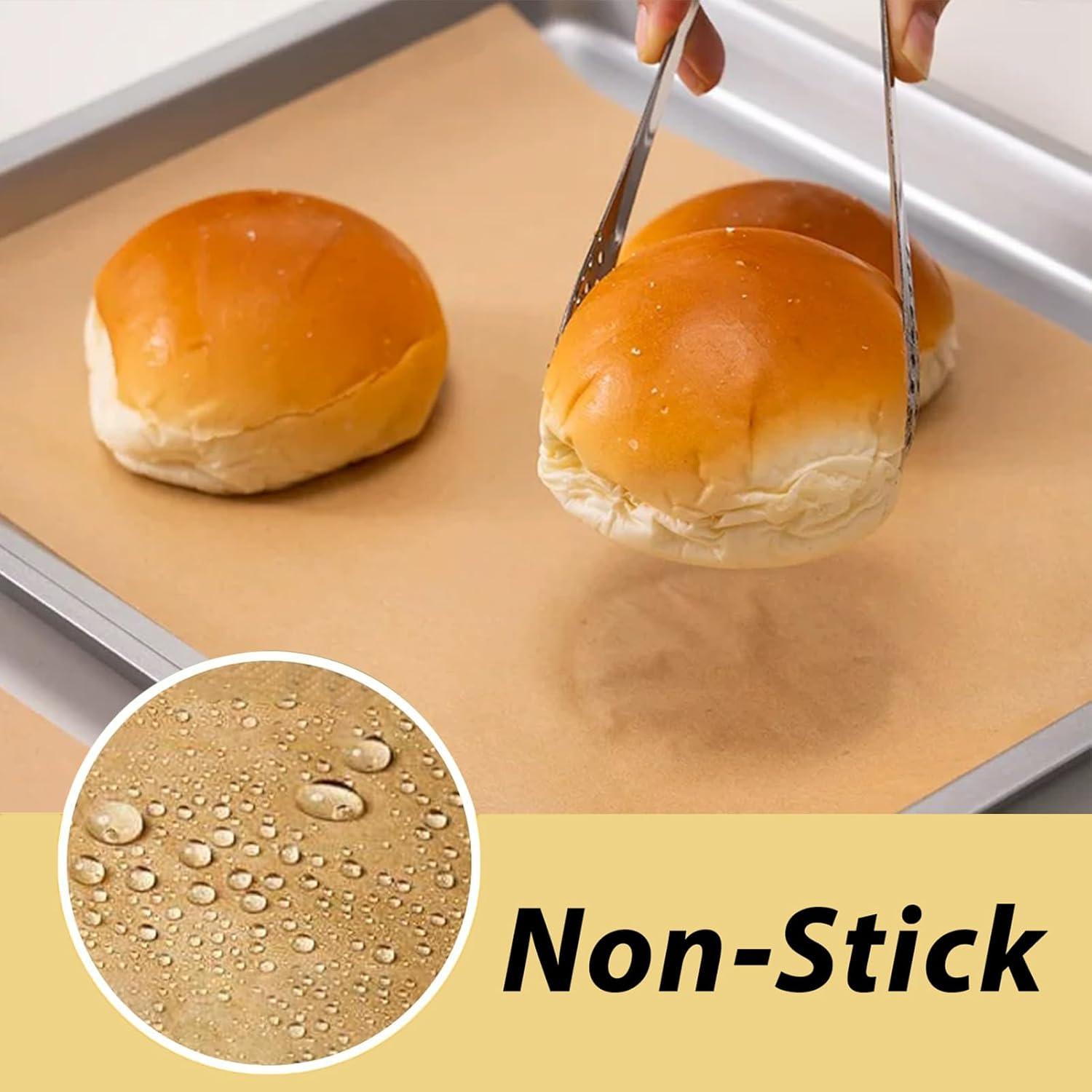 Hojas de Papel Pergamino Zonyee 9x13" Antiadherentes 100 Unidades