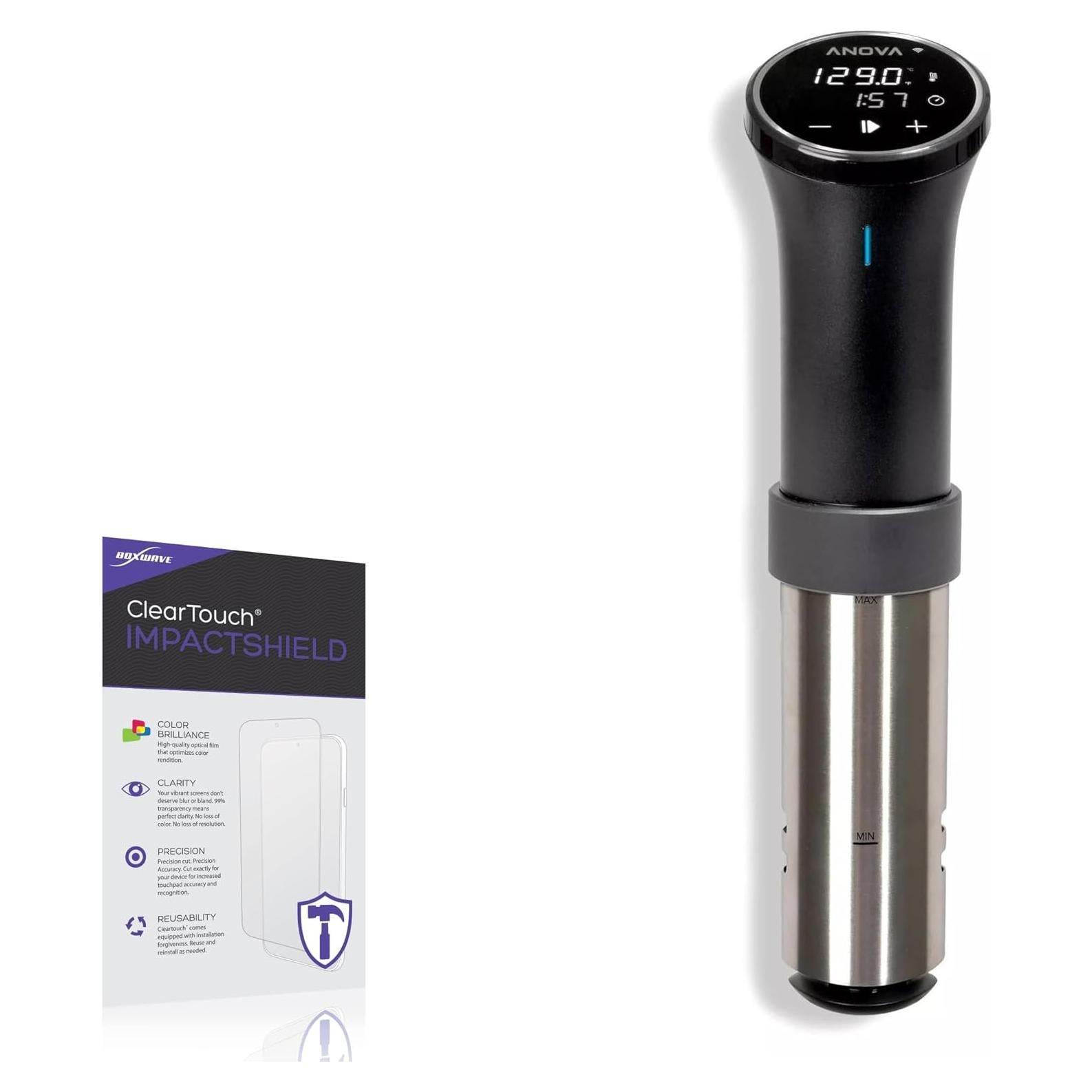 Protector de Pantalla BoxWave para Anova Culinary Sous Vide 3.0 - 9H Dureza (2-Pack)