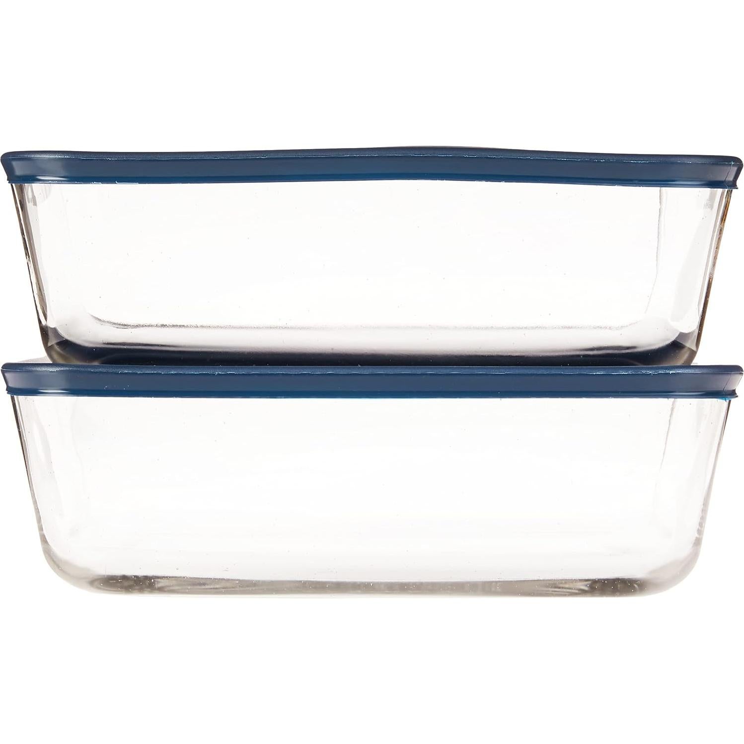 Contenedores de Almacenamiento de Vidrio Anchor Hocking 11 Tazas - Juego de 2