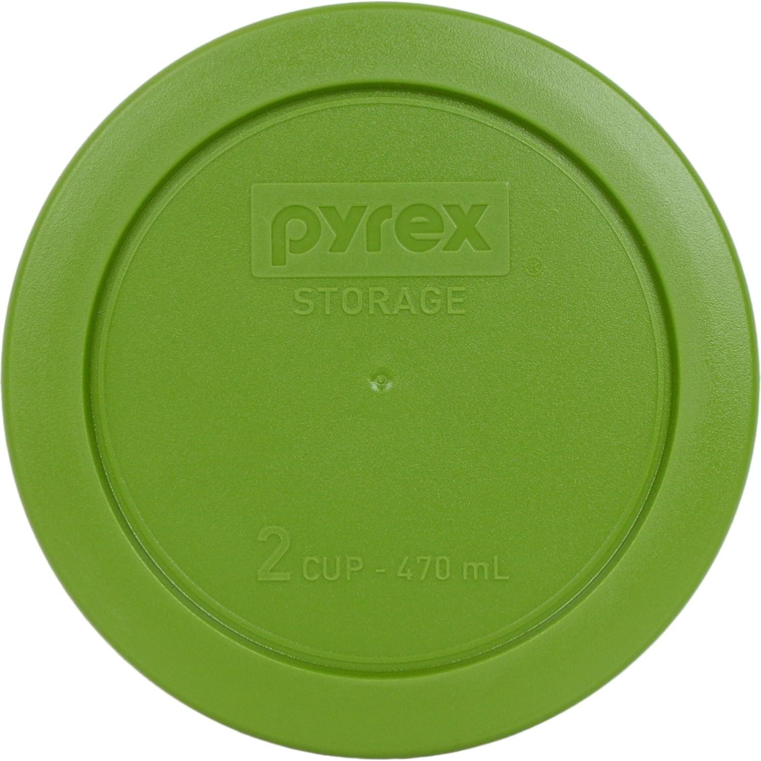 Juego de 9 Tapas de Plástico Pyrex BPA-Free - Fucsia, Morado, Verde, Rojo