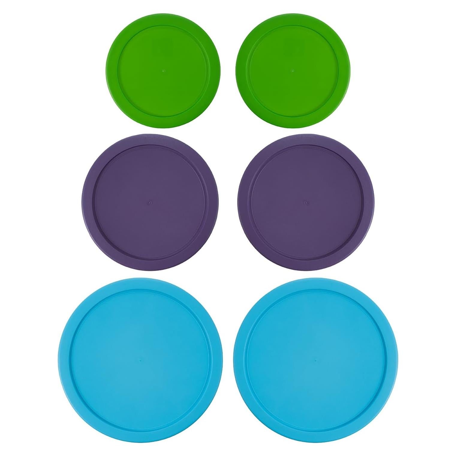 Set de 6 Tapas de Reemplazo para Contenedores Pyrex