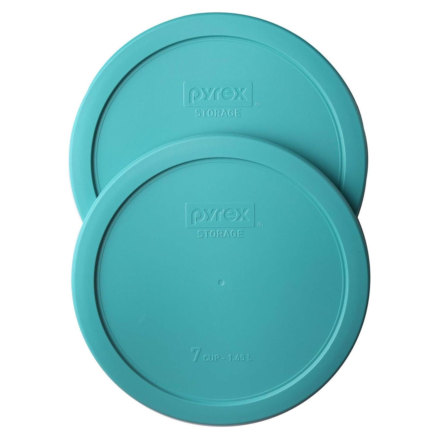 Tapa de Almacenamiento Pyrex 7402-PC Turquesa 6/7 Tazas (2-Pack)