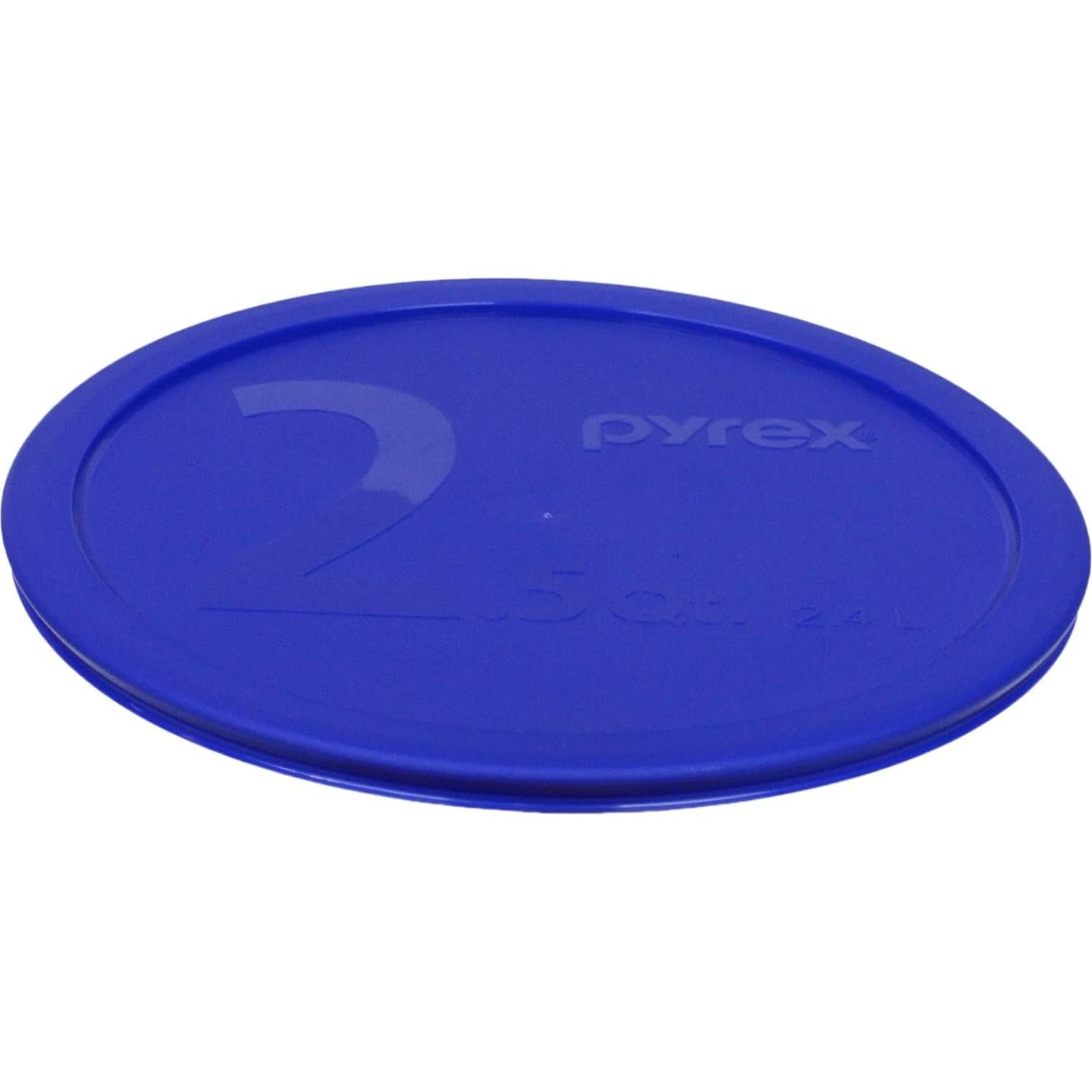 Tapas de Reemplazo Pyrex 325-PC Azul 2.5qt (Paquete de 2)
