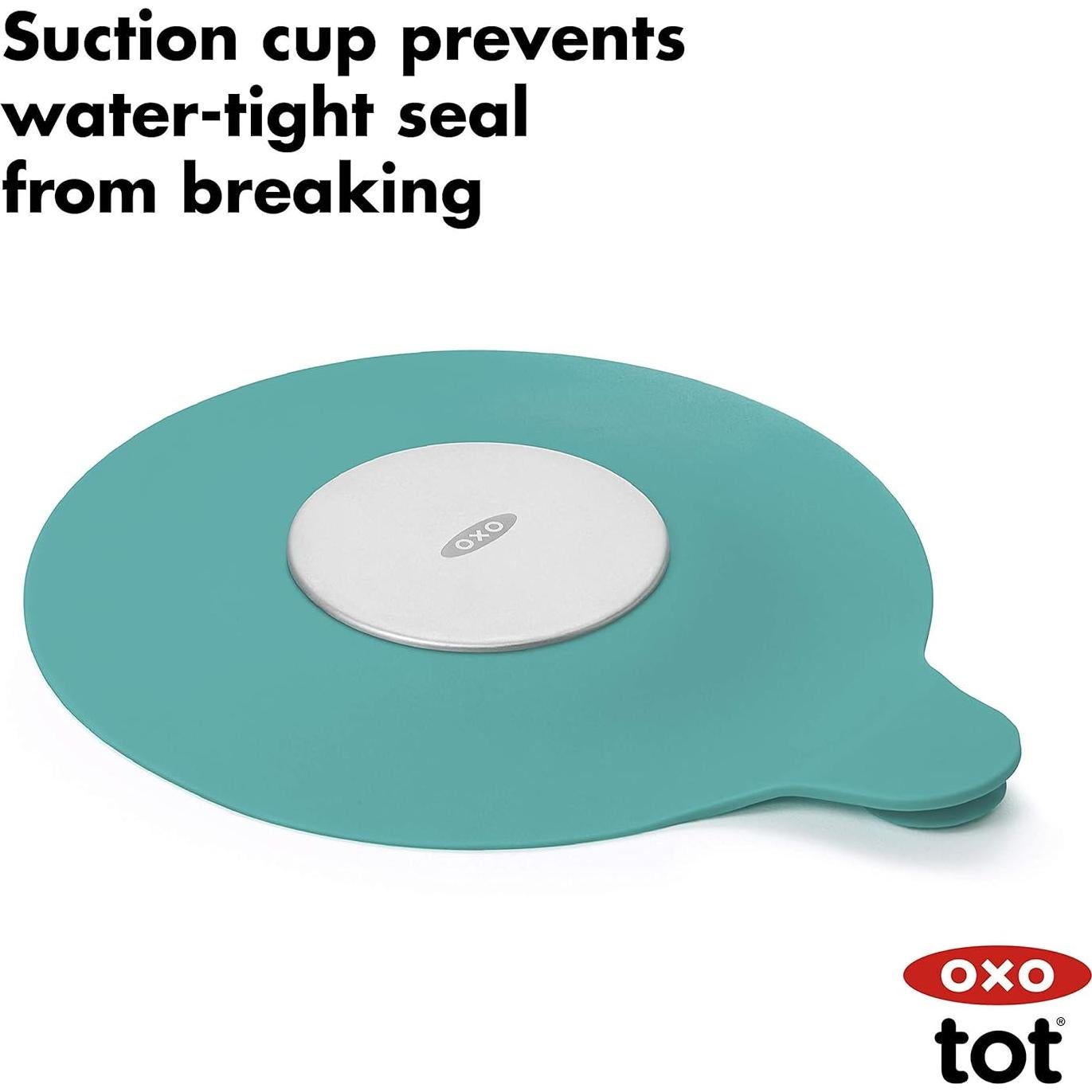 Tapón de Baño OXO Tot Verde Azulado Silicona 1 Unidad